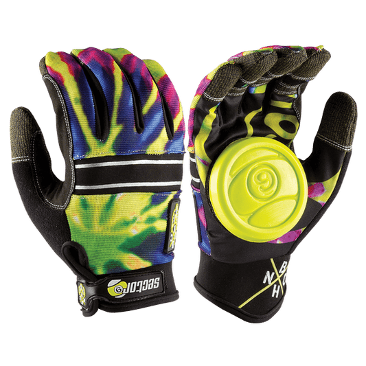 Sector 9 BHNC Slide Gloves - L/XL (Limeburst) - 