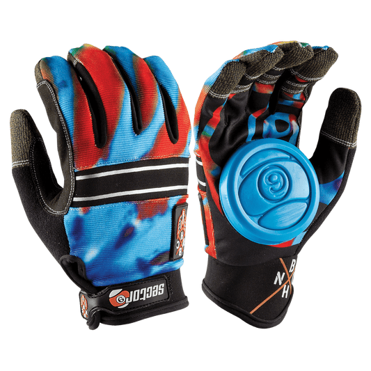 Sector 9 BHNC Slide Gloves - S/M (Acid Blue) - 
