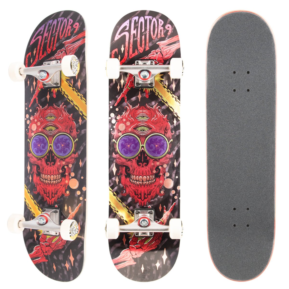 Sector 9 Death Ray 8.5" Skateboard Complete - Cruiser - Completes