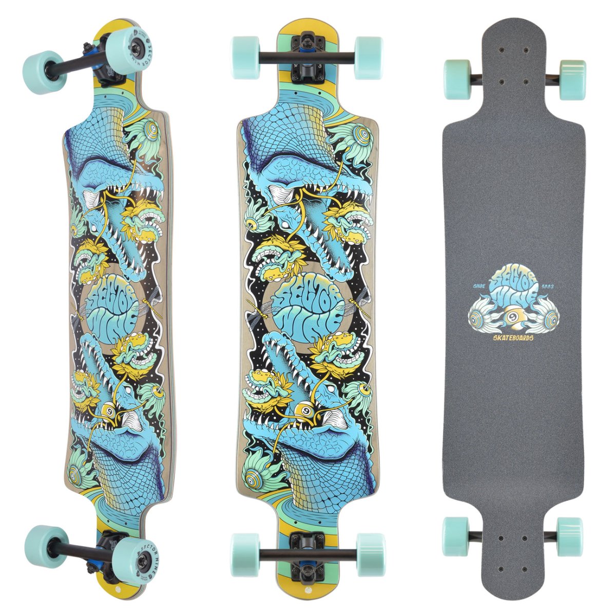 Sector 9 Fault Line Feast 39.5" Longboard Complete - Longboard - Completes