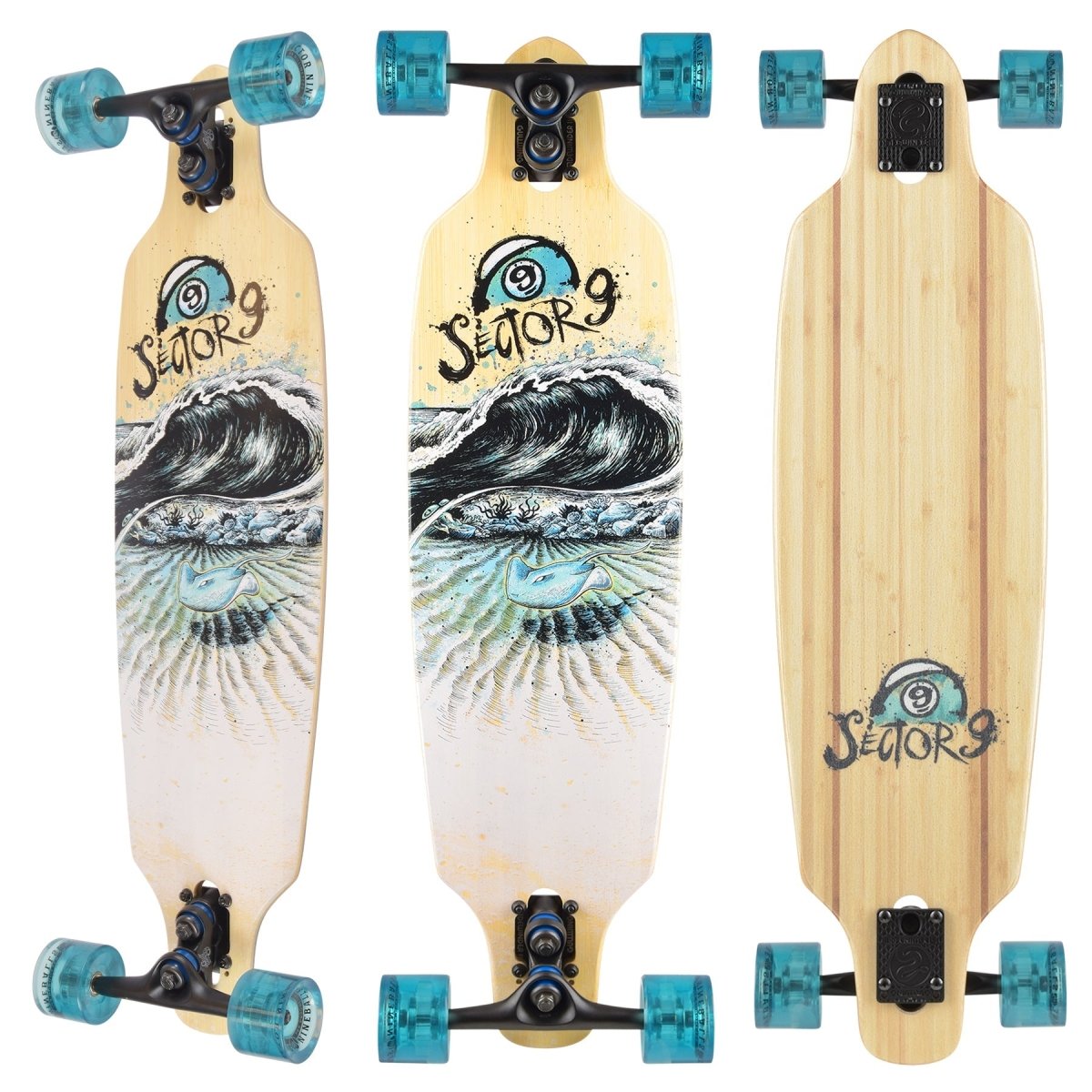 Sector 9 Manta Shoots Longboard Complete 33.5" - Longboard - Completes