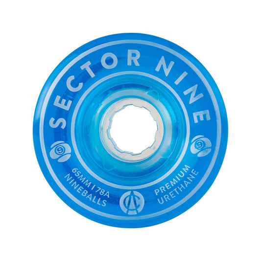 Sector 9 Nineball 78a 65mm (Blue) Skateboard Wheels - Skateboard - Wheels
