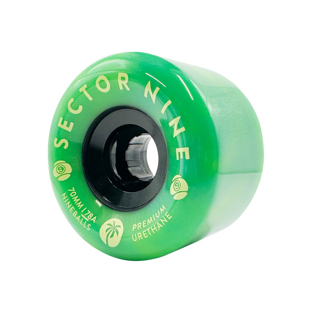 Sector 9 Nineball 78a 70mm Green Goblins Skateboard Wheels - Skateboard - Wheels