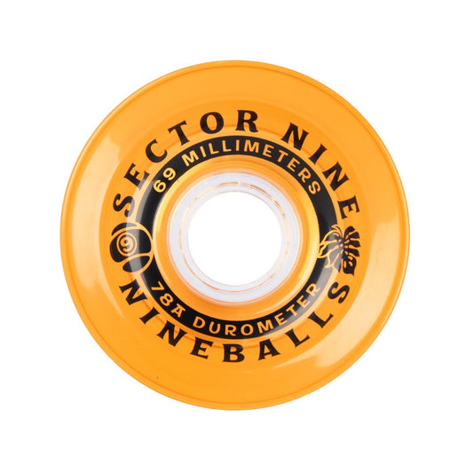 Sector 9 Nineballs 78a 69mm Orangesicles Skateboard Wheels - Skateboard - Wheels