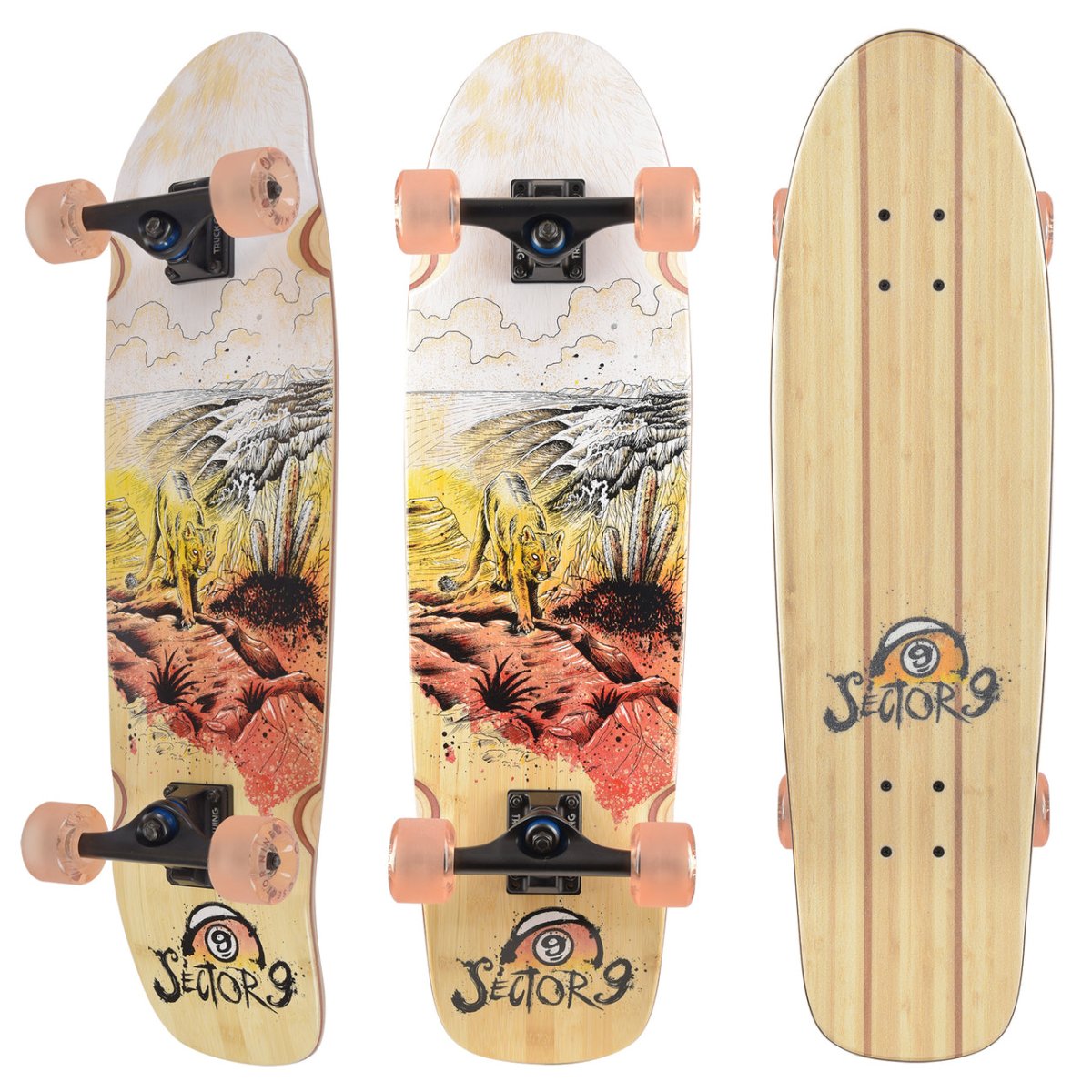 Sector9 Bamboozler Patrol Complete - Surfskate - Completes