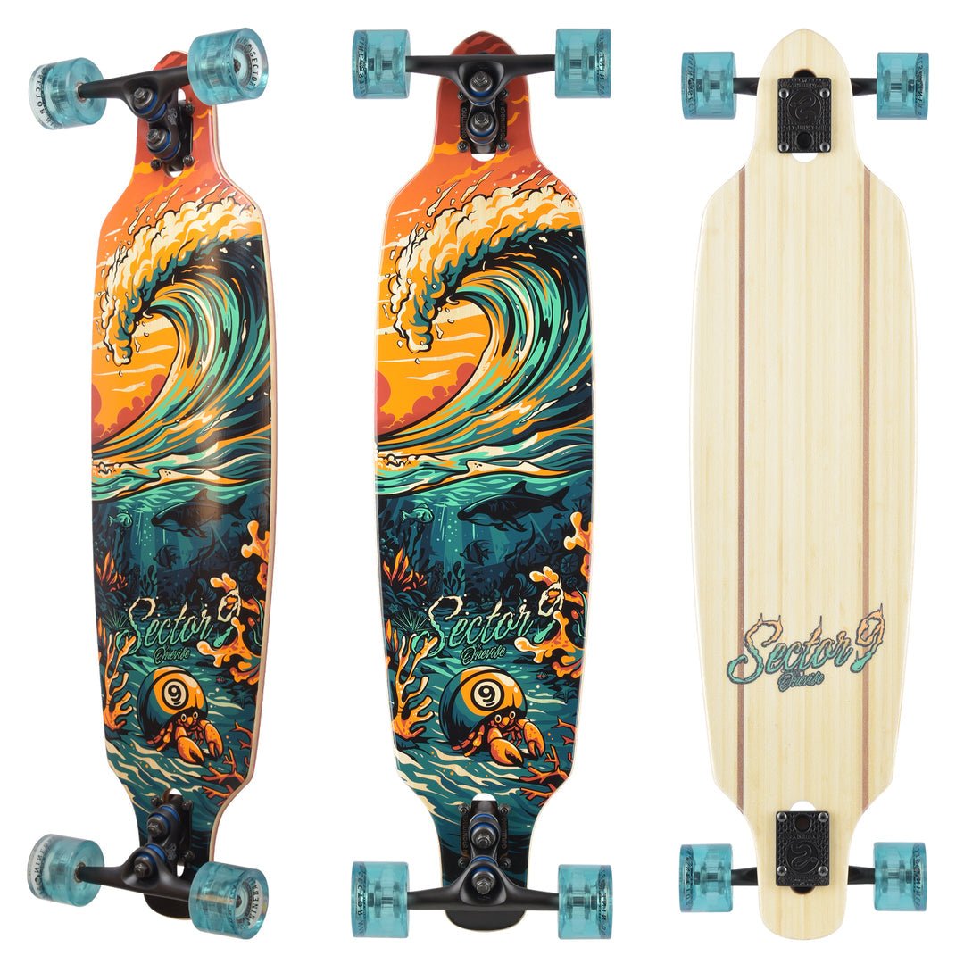 Sector9 Flipside Fractal Longboard Complete 36" - Longboard - Completes