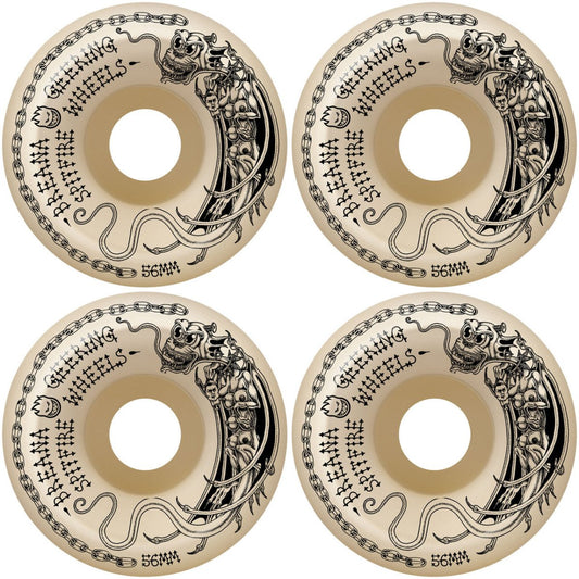 SF F4 99a 56mm Conical Full Breana Geering Tormentor (Natural) - Skateboard - Wheels