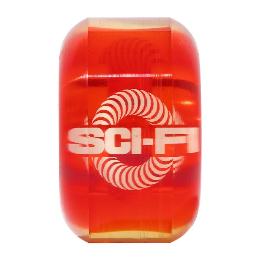 SF x Sci-Fi Fantasy 90D Sapphire Clear/Orange 58mm - Skateboard - Wheels