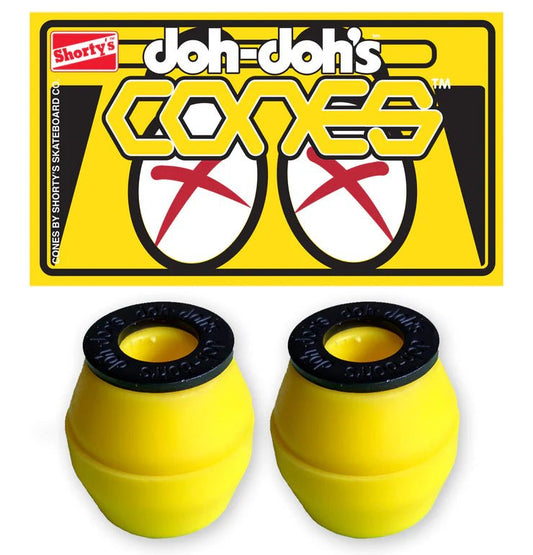 SHORTYS Doh Doh's Cone Bushings 92a (Yellow) - Skateboard - Bushings