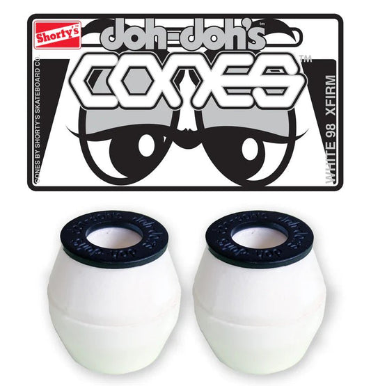 SHORTYS Doh Doh's Cone Bushings 98a (White) - Skateboard - Bushings