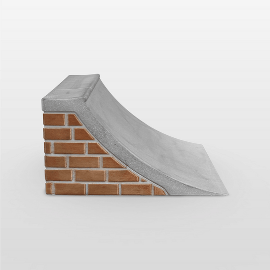 Silent Quarter Pipe Fingerboard Obstacle - Fingerboard - FB Ramps
