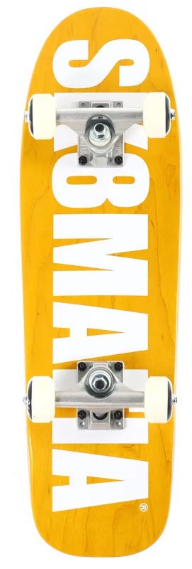 Sk8Mafia OG Logo 7.3x24.5 Micro Complete (Stains Vary) - Skateboard - Completes