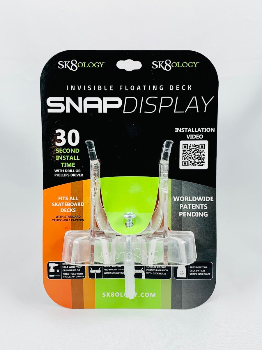 SK8OLOGY Snap Deck Display Mount - Skateboard - Hangers and Stands