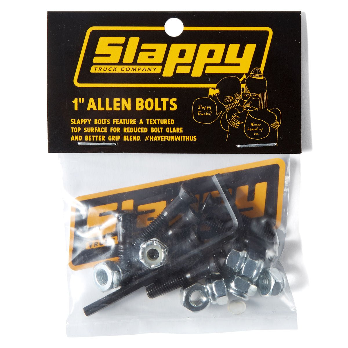 Slappy 1" Allen Bolts - Skateboard - Hardware