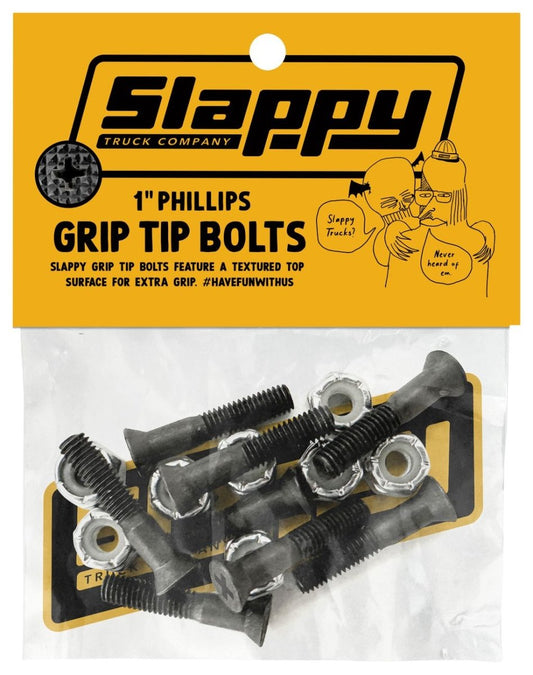 Slappy 1" Phillips Grip Tip Bolts - Skateboard - Hardware