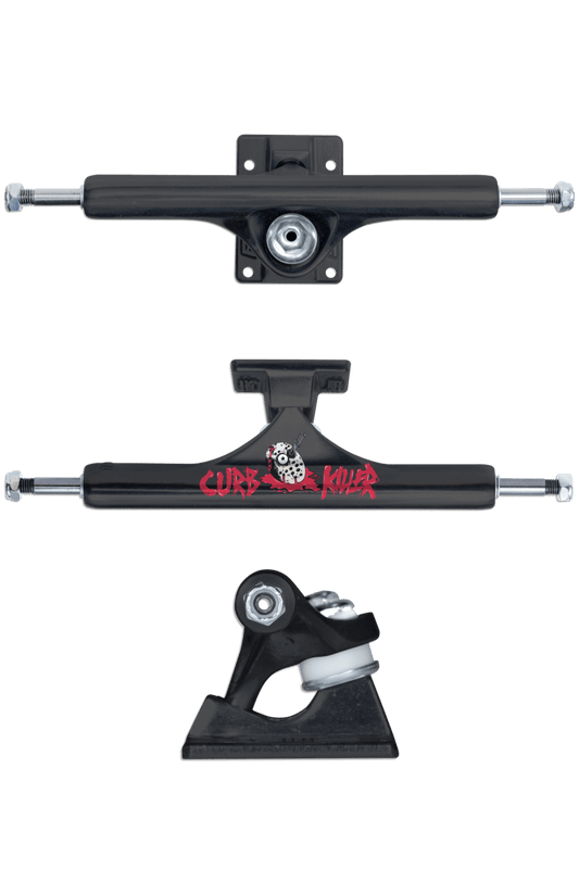 Slappy ST1 10.0 Black Hollow Inverted KP Curb Killer II - Skateboard - Trucks