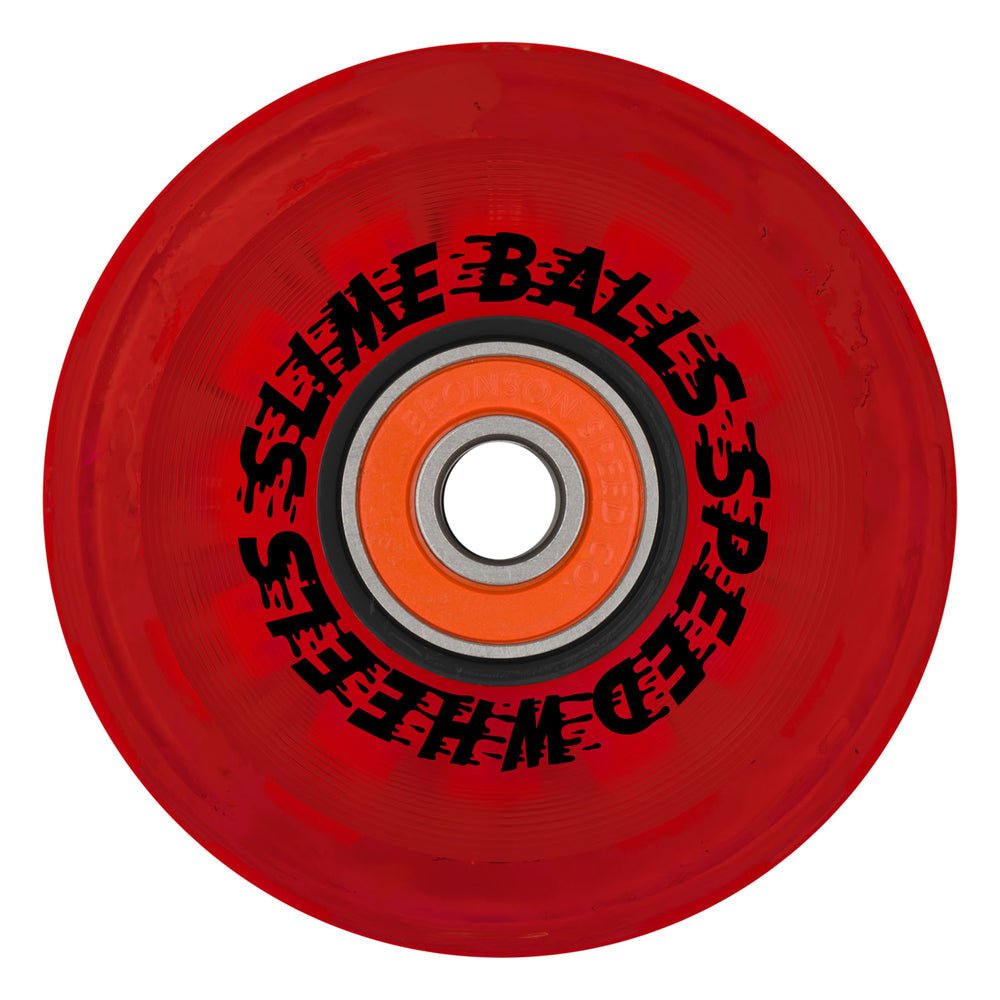 Slime Balls 60mm SB Cafe 78a Light Ups Red Skateboard Wheels - Skateboard - Wheels