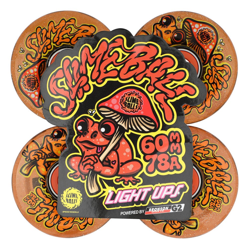 Slime Balls 78a Frog Trips Light Ups 60mm - Skateboard - Wheels