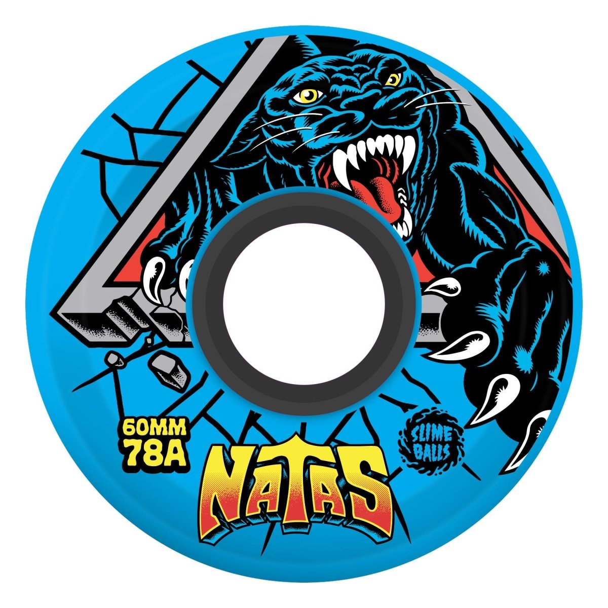 Slime Balls 78a Natas Reissue OG Slime (Blue) 60mm - Skateboard - Wheels
