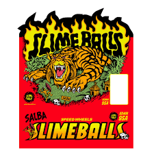 Slime Balls 95a Salba Tiger Vomits 60mm (Orange) - Skateboard - Wheels