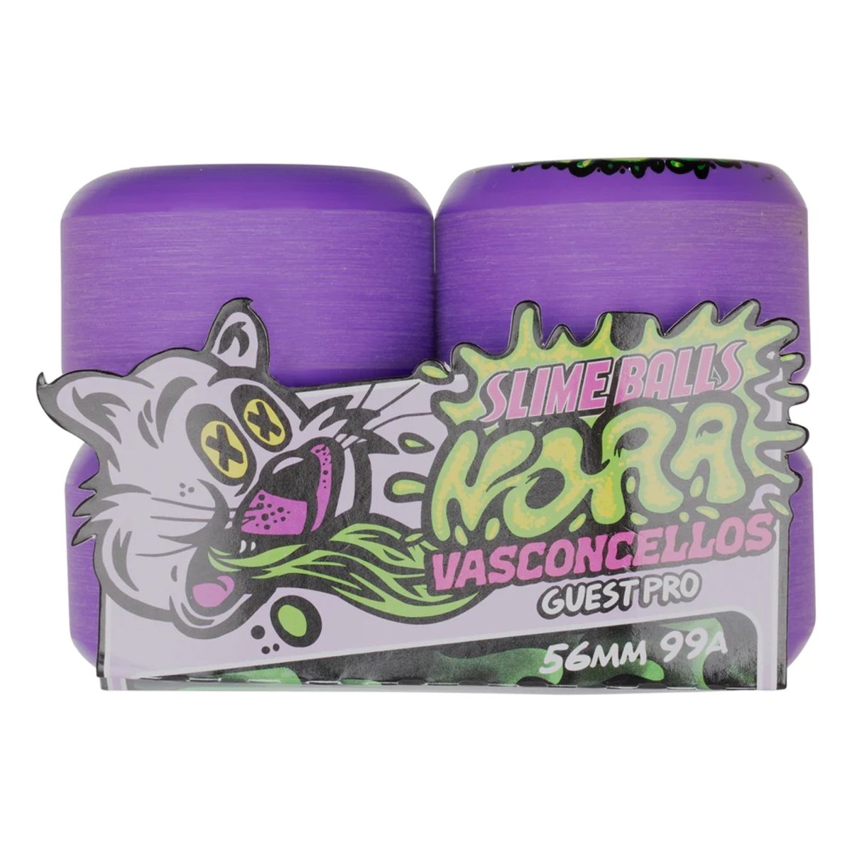 Slime Balls 99a Nora Vasconcellos Guest Vomits 56mm (Mini Purple) - Skateboard - Wheels