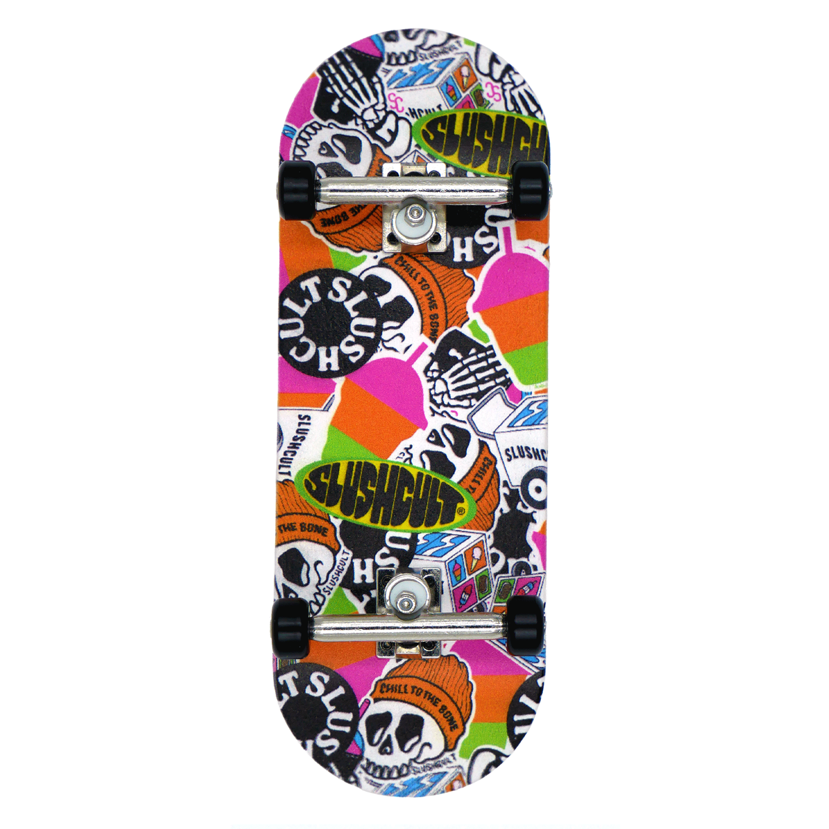 Slushcult Grom All Over Print Fingerboard Complete (Spring '26) - Fingerboard - FB Complete