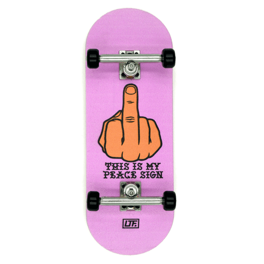 Slushcult Grom LTF My Peace Sign Fingerboard Complete - Fingerboard - FB Complete