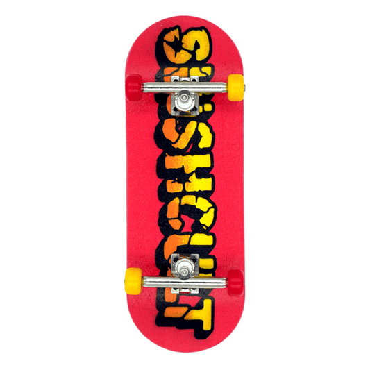 Slushcult Grom Test of Time (Red) 34mm Fingerboard Complete - Fingerboard - FB Complete
