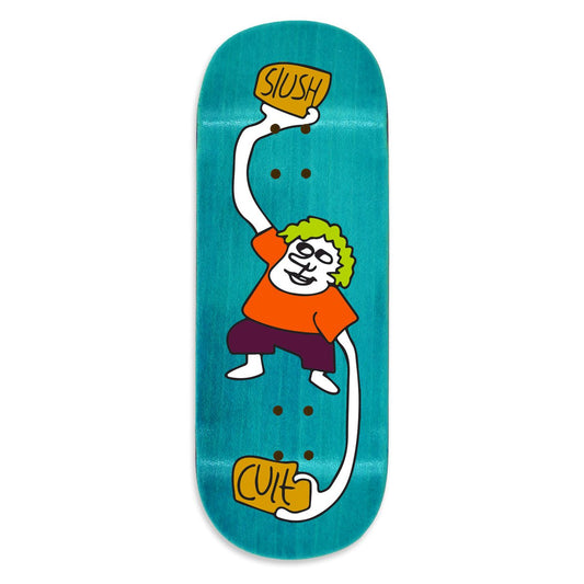 Slushcult Helping Hands Clear FB Deck Street Shape 34.5 - Fingerboard - FB Decks