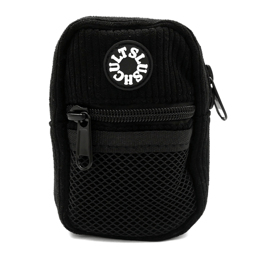 Slushcult Mini Side Bag - (Black Corduroy) - 
