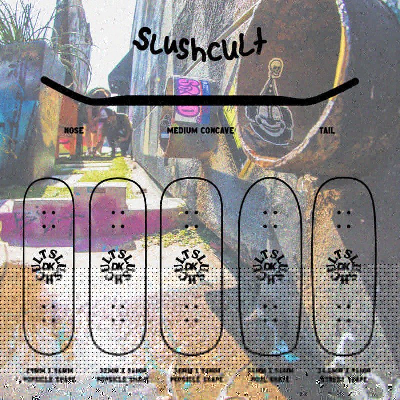 Slushcult x DK SlushGod Pro Fingerboard Deck 34mm - Fingerboard - FB Decks