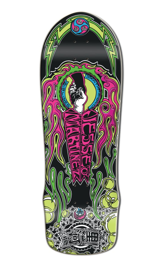 SMA x Madrid Limited Edition Jesse Martinez Hand Shake (Black Dipped) 10" WB: 15.75" Series 2 - Skateboard - Decks