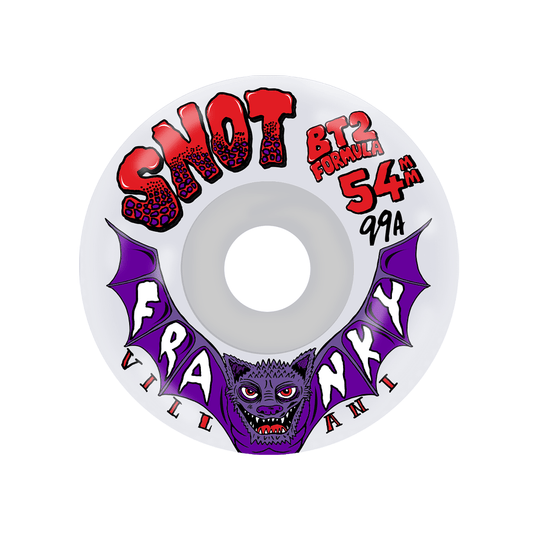Snot 54mm Franky Villani 99a Conical Clear Skateboard Wheels - Skateboard - Wheels