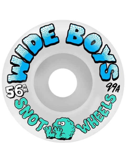 Snot 56mm Wide Boys 99a White Skateboard Wheels - Skateboard - Wheels