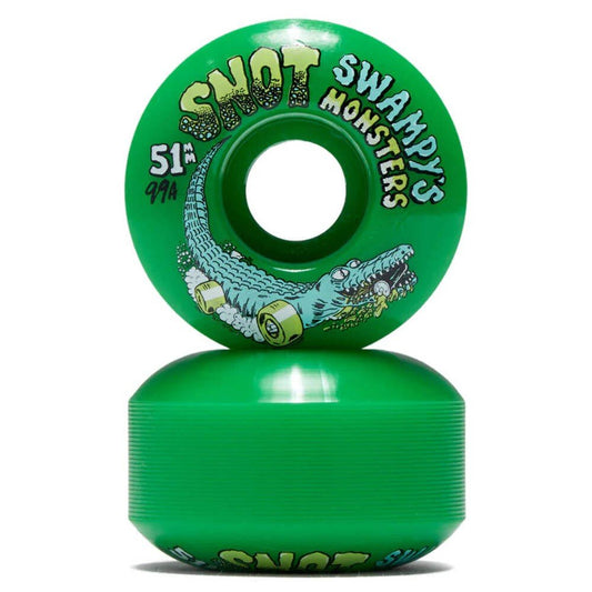 Snot Swampy Swamp's Monsters 51mm 99A Green Skateboard Wheels - Skateboard - Wheels