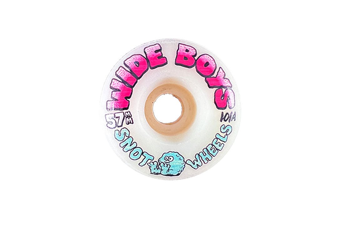 Snot Wide Boys 57mm 101A Glow White - Skateboard - Wheels