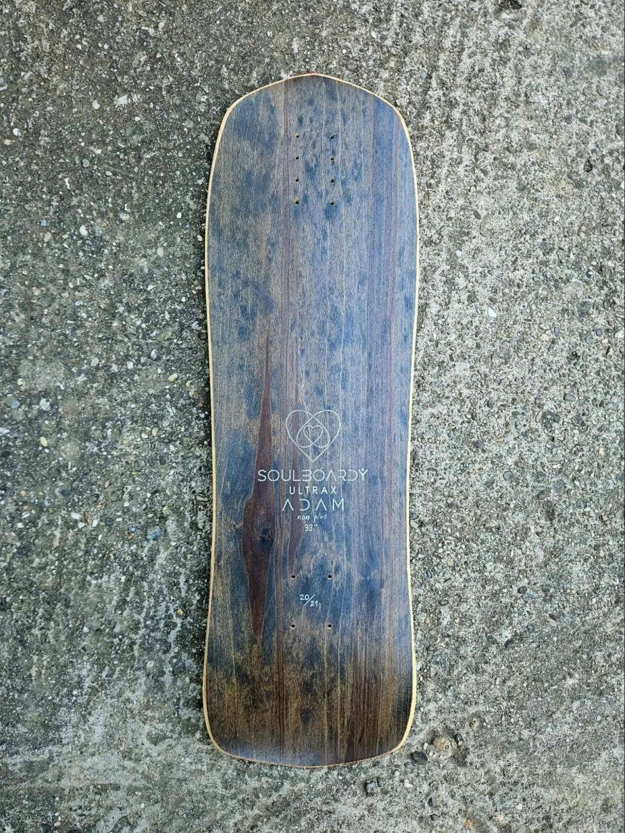 Soulboardiy Adam 33 Rustic Walnut Non Plus UltraX Surfskate Deck 20 - Skateboard - Decks