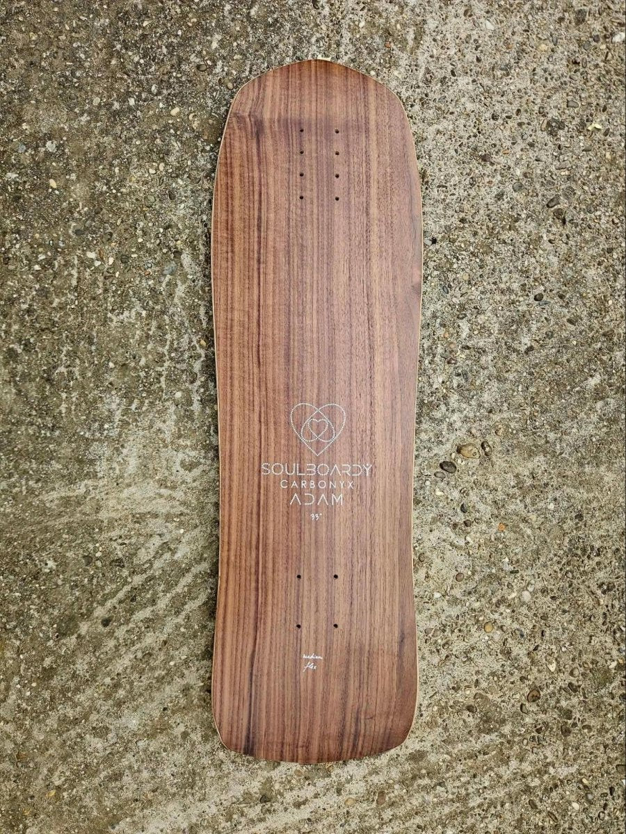 Soulboardiy Adam 33 Walnut CarbonyX Surfskate Deck - Skateboard - Decks
