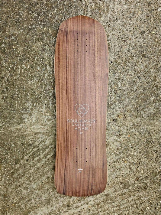 Soulboardiy Adam 33 Walnut CarbonyX Surfskate Deck - Skateboard - Decks