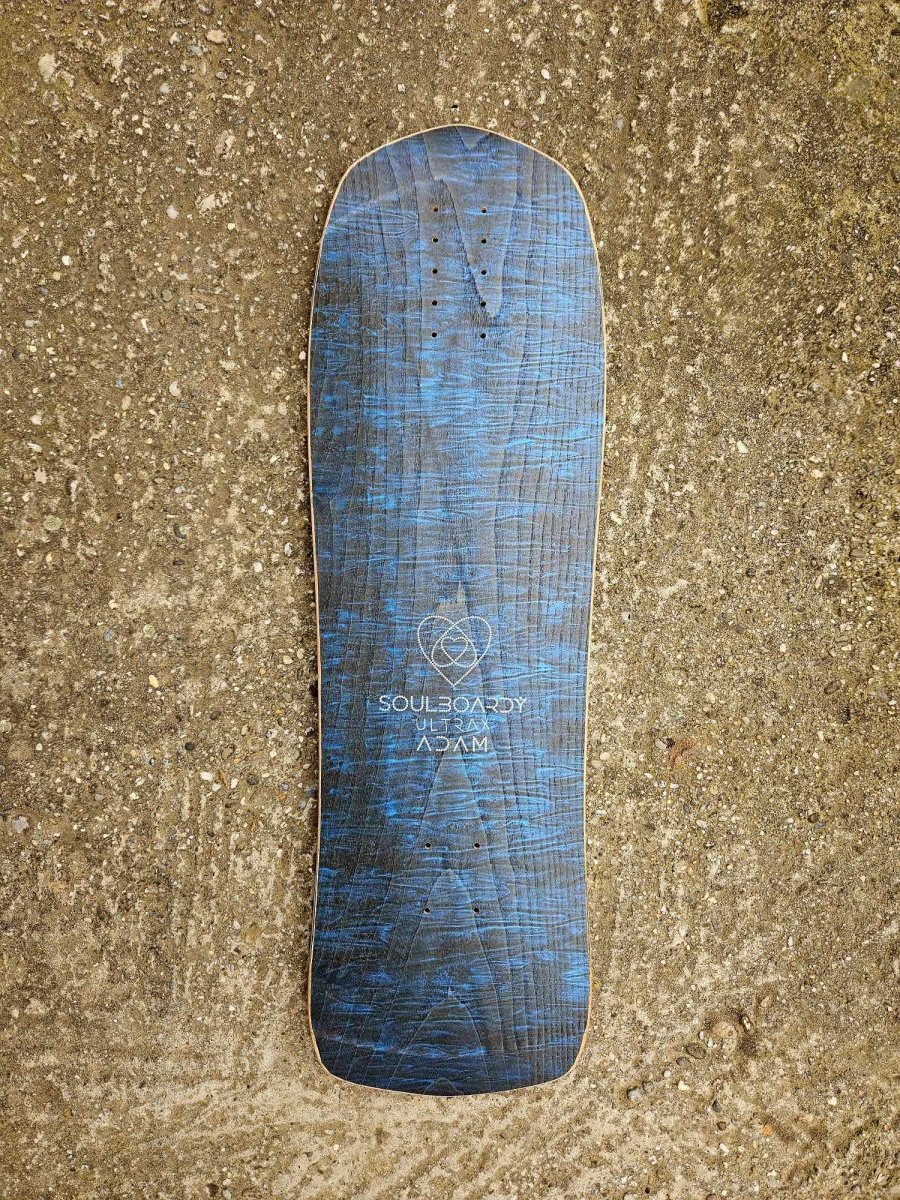 Soulboardiy Adam UltraX 34" Deck (Art Metallic Blue) - Surfskate - Decks