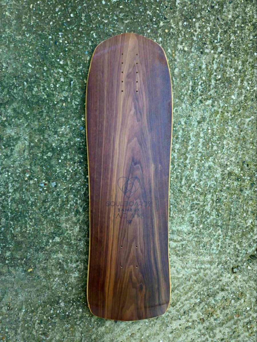 Soulboardiy Adam33 BambuX 33" Deck (Walnut 13) - Skateboard - Decks