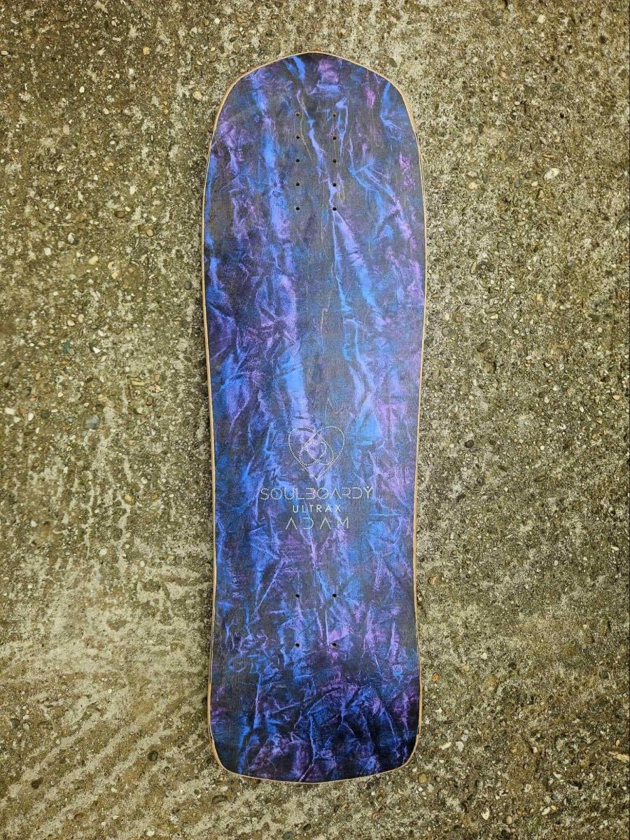 Soulboardiy UltraX Adam 34" Deck (Purple Art Metallic 144) - Skateboard - Decks