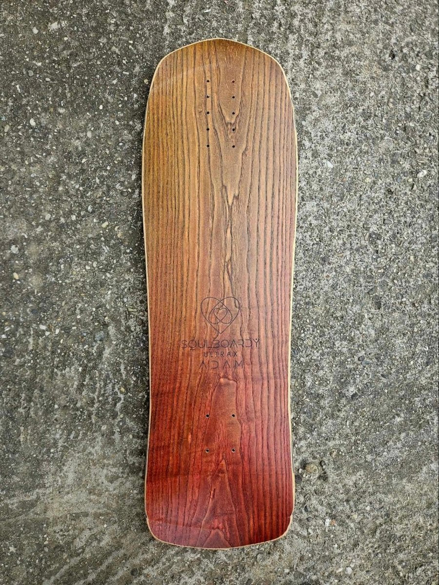 Soulboardiy UltraX Adam 34 Fire Art Surfskate Deck - Skateboard - Decks