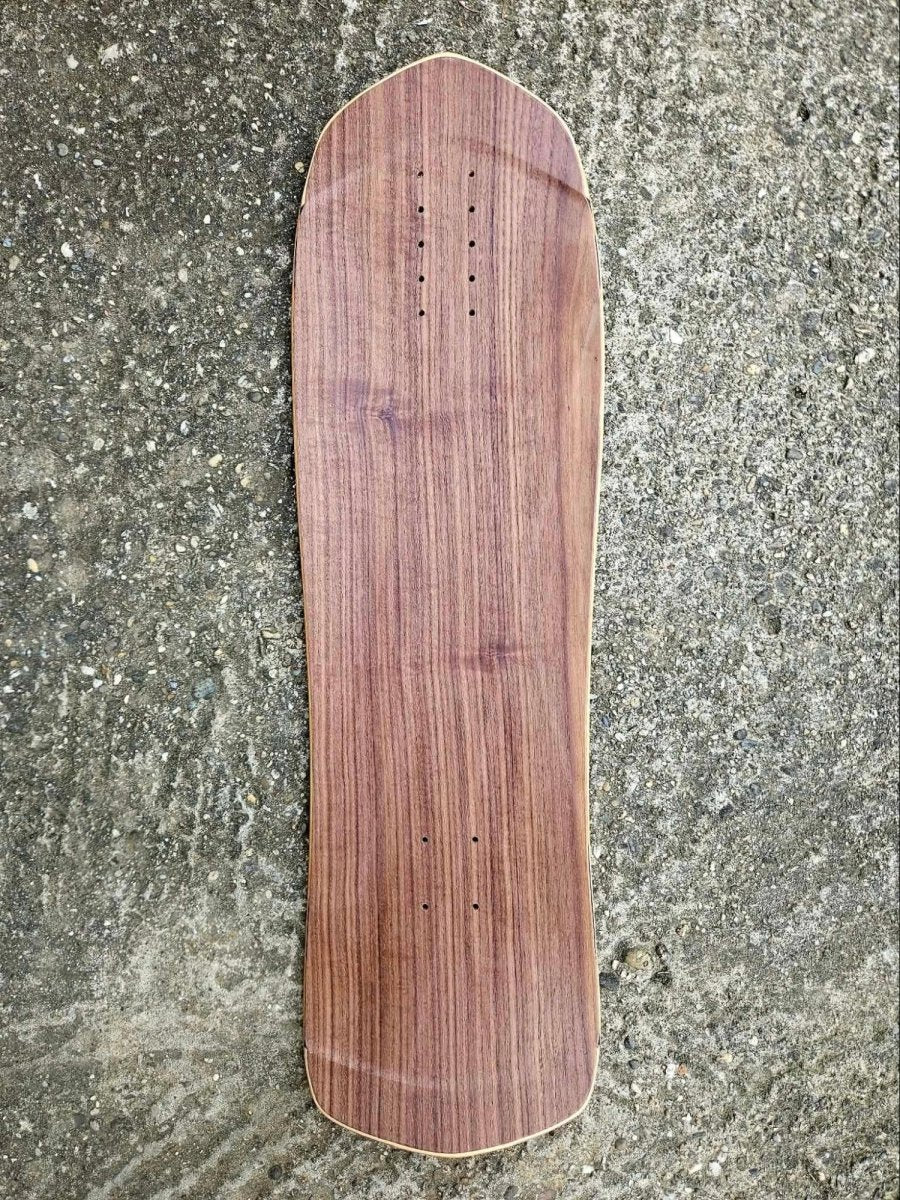Soulboardiy UltraX Adam 34 Walnut Surfskate Deck 198 - Skateboard - Decks