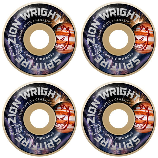 Spitfire F4 53mm 99A Zion Cosmic Classic Natural Skateboard Wheels - Skateboard - Wheels