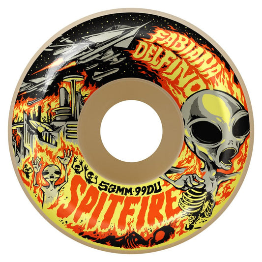 Spitfire F4 99a 54mm Delfino Invasion Conical Full - Skateboard - Wheels