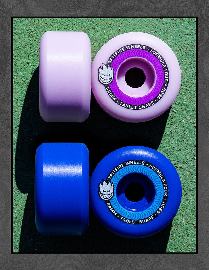 Spitfire F4 99a 54mm Ice Blue Tablets Skateboard Wheels - Skateboard - Wheels