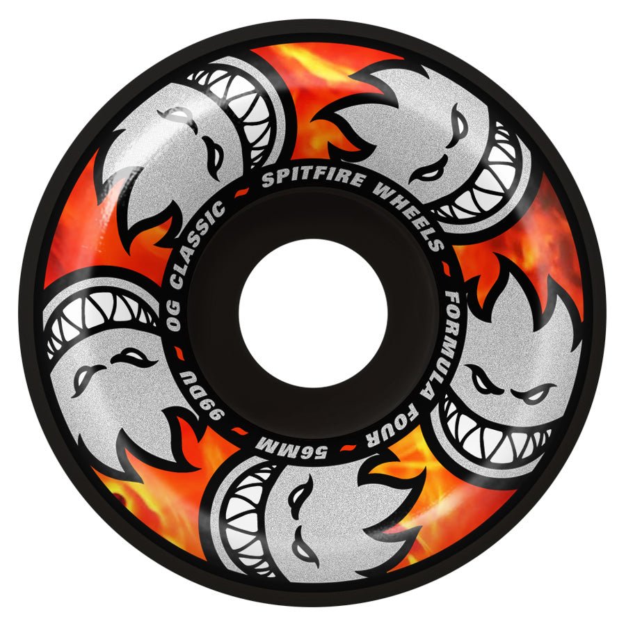 Spitfire F4 99a 56mm Team Multiball OG Classic Black - Skateboard - Wheels