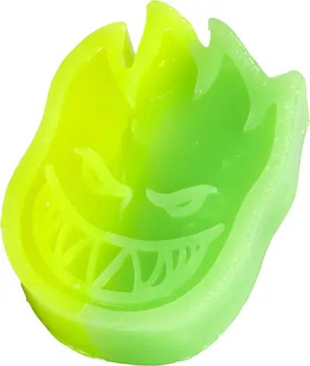 Spitfire Swirl Curb Wax (Green/Yellow) - Skate Accessories - Wax