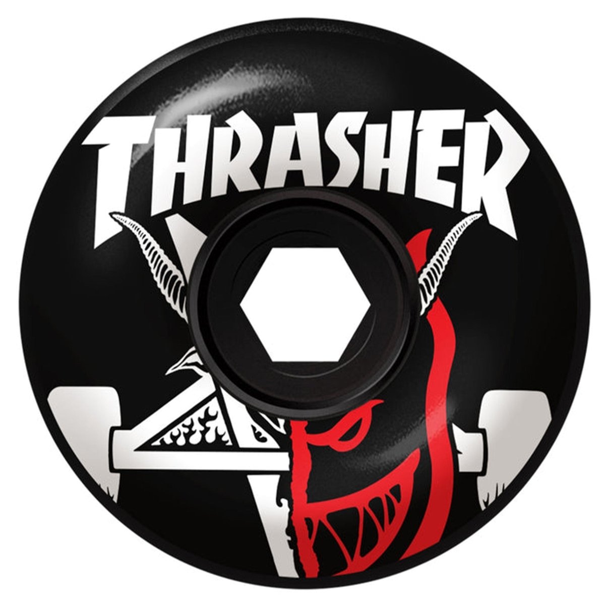 Spitfire x Thrasher 80HD 56mm Thrash & Burn (Black) - Skateboard - Wheels